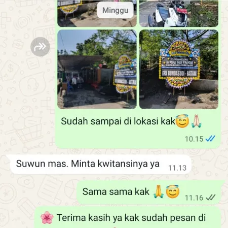 Pengiriman Papan Bunga Duka Beji